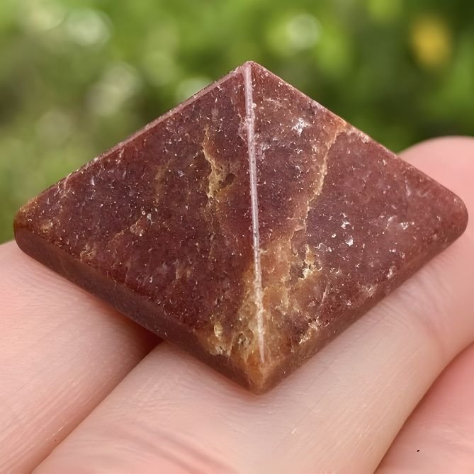 Red Aventurine Pyramid